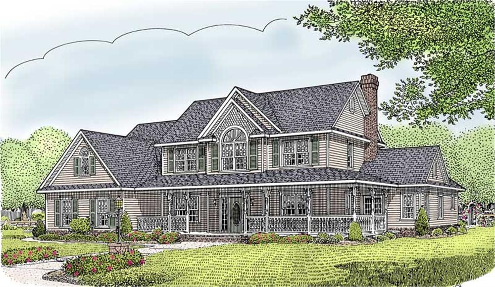 Main image for house plan # 16994