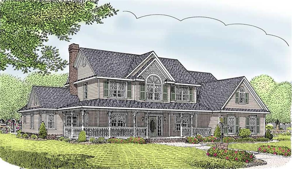 Main image for house plan # 16993