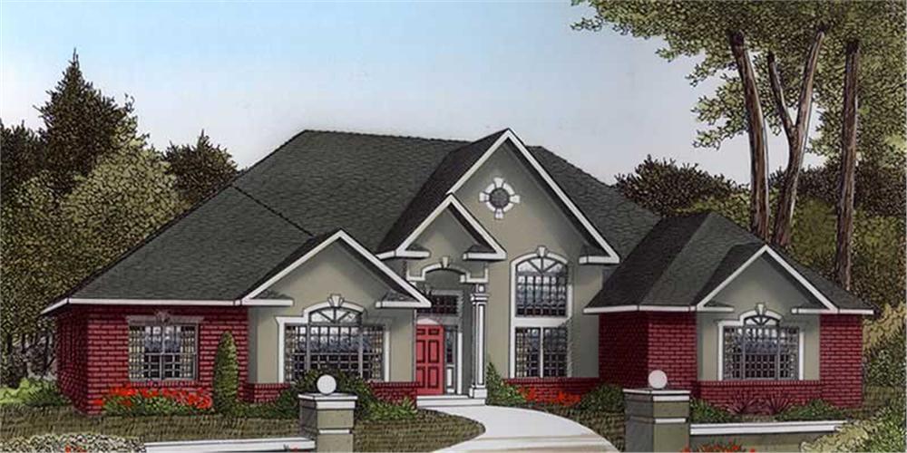 Main image for house plan # 16985