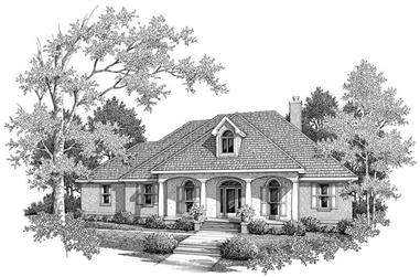3-Bedroom, 2296 Sq Ft Cape Cod House Plan - 174-1013 - Front Exterior