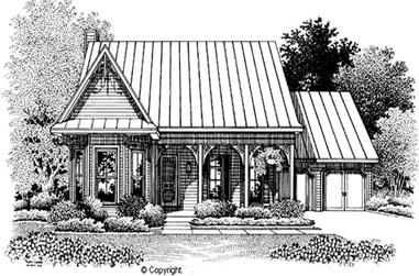 4-Bedroom, 2295 Sq Ft Cape Cod House Plan - 174-1079 - Front Exterior