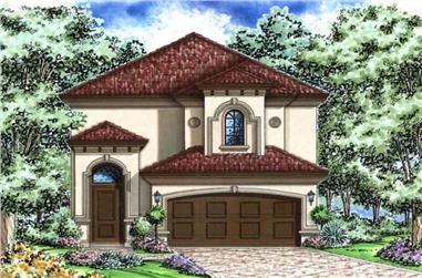 2-Bedroom, 2891 Sq Ft Florida Style Home Plan - 175-1001 - Main Exterior