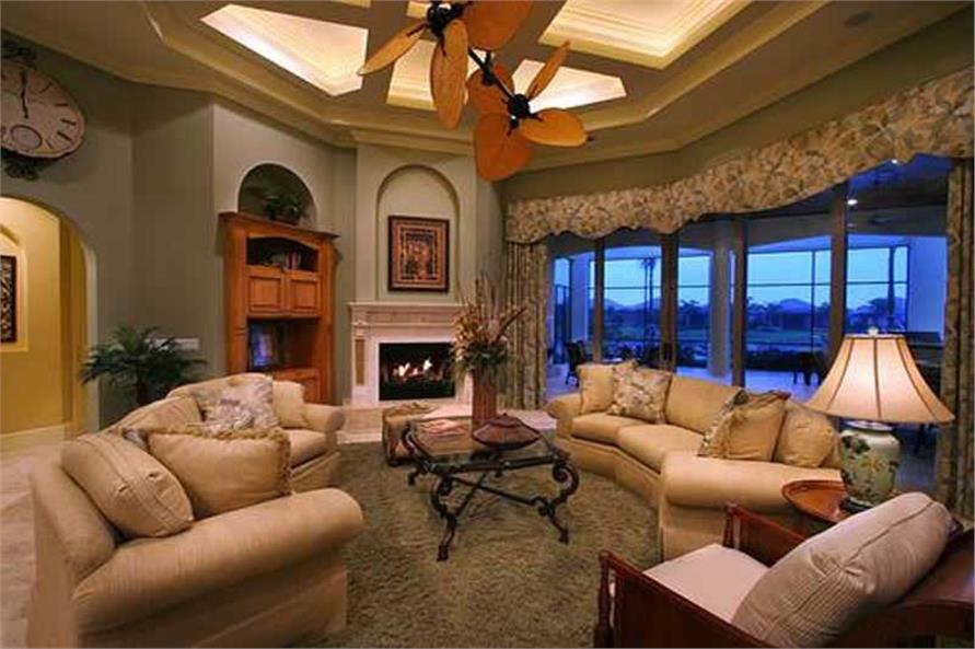 Family Room of this 4-Bedroom,5841 Sq Ft Plan -175-1064