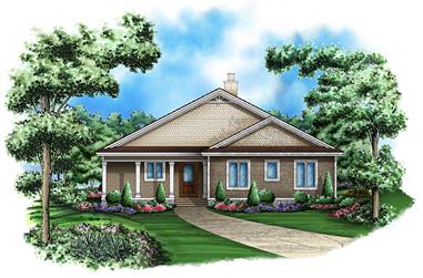 3-Bedroom, 2297 Sq Ft Country House Plan - 175-1203 - Front Exterior