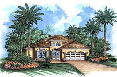 2-Bedroom, 2330 Sq Ft Cottage House Plan - 175-1204 - Front Exterior