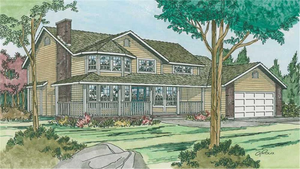 Main image for house plan # 13080