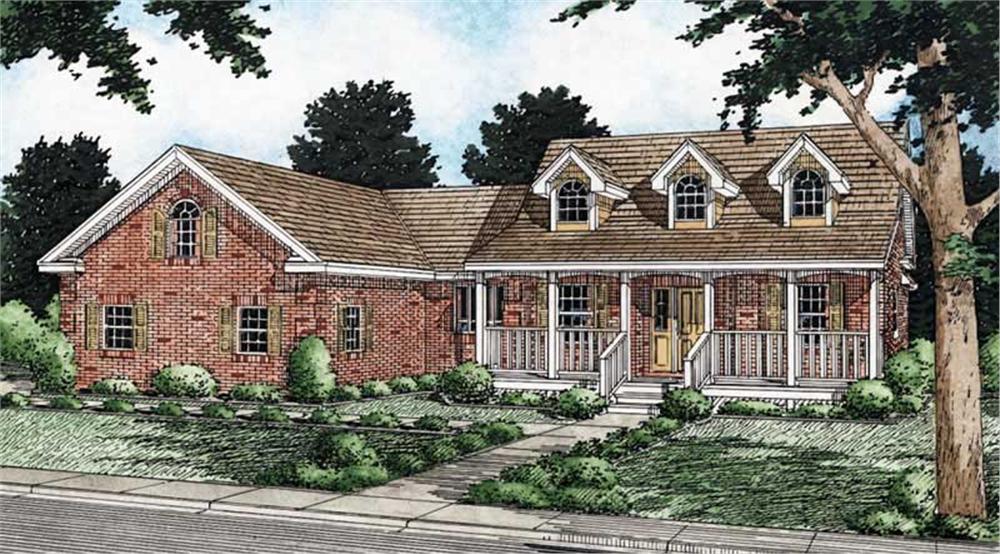Main image for house plan # 13099