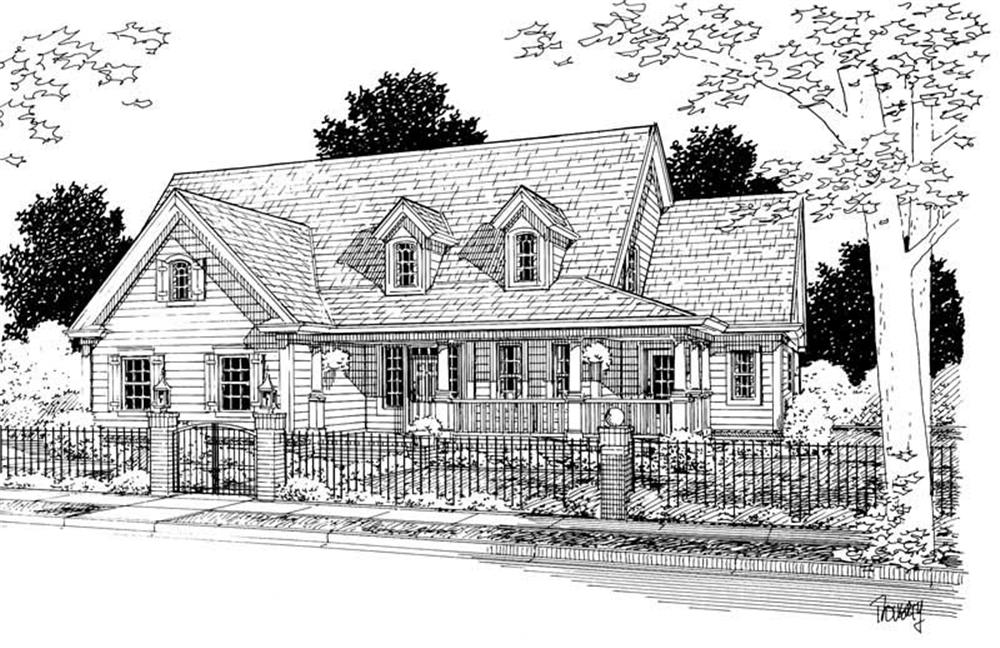 Main image for house plan # 5442