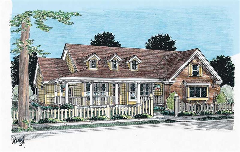 Main image for house plan # 5868
