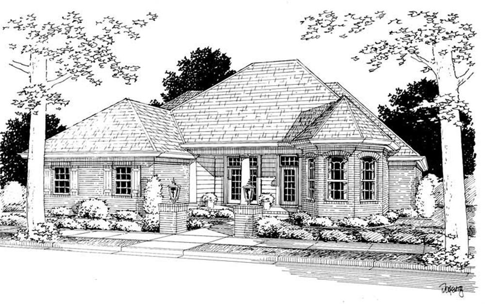 Main image for house plan # 5438