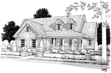 4-Bedroom, 1690 Sq Ft Country House Plan - 178-1102 - Front Exterior