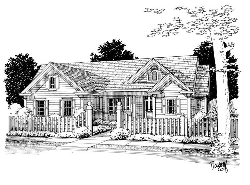 Main image for house plan # 5451