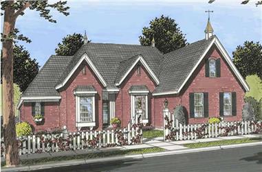 3-Bedroom, 1985 Sq Ft Country Home Plan - 178-1167 - Main Exterior