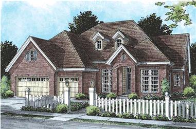 4-Bedroom, 2218 Sq Ft Cape Cod House Plan - 178-1201 - Front Exterior