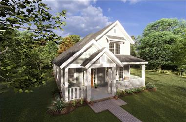 3-Bedroom, 1860 Sq Ft Cottage Home Plan - 178-1221 - Main Exterior