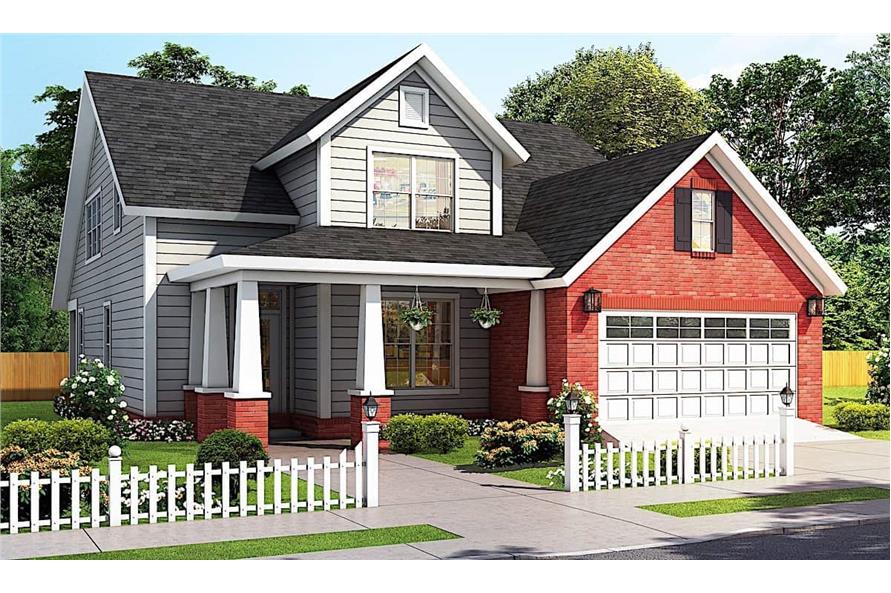 4-Bedroom, 2814 Sq Ft Cottage Home - Plan #178-1380 - Main Exterior