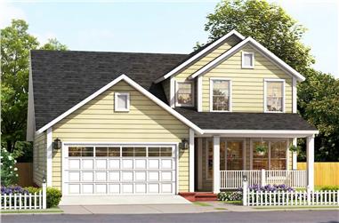 4-Bedroom, 2308 Sq Ft Country Home - Plan #178-1387 - Main Exterior