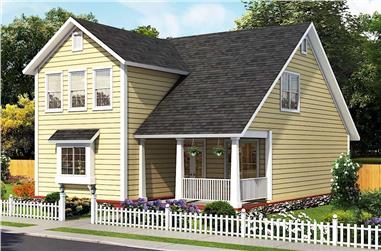 3-Bedroom, 1878 Sq Ft Cottage Home - Plan #178-1389 - Main Exterior