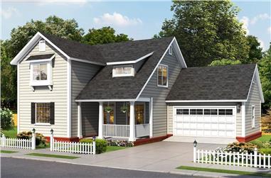 4-Bedroom, 2137 Sq Ft Farmhouse House - Plan #178-1390 - Front Exterior