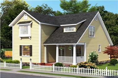 4-Bedroom, 2137 Sq Ft Cottage House - Plan #178-1391 - Front Exterior