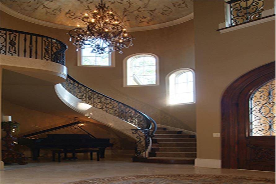 Entry Hall: Staircase of this 5-Bedroom,9104 Sq Ft Plan -9104