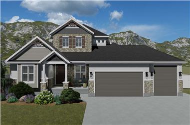 3–6 Bedroom, 2920 Sq Ft Contemporary Home - Plan #187-1154 - Main Exterior