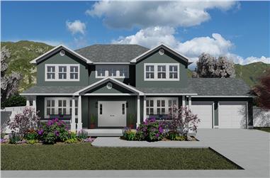 5–7-Bedroom, 3223–5233 Sq Ft Traditional Home - Plan 187-1171 - Main Exterior