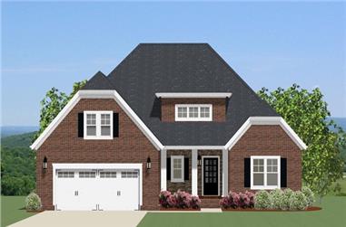 3-Bedroom, 2127 Sq Ft Ranch Home Plan - 189-1091 - Main Exterior