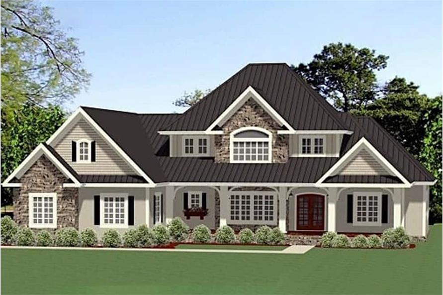 3-Bedroom, 2910 Sq Ft Southern Home - Plan #189-1113 - Main Exterior