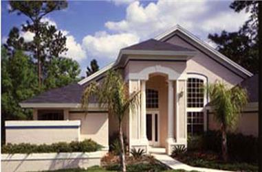 4-Bedroom, 2224 Sq Ft Florida Style House Plan - 190-1008 - Front Exterior