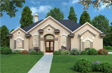 4-Bedroom, 2140 Sq Ft Contemporary Home Plan - 190-1011 - Main Exterior