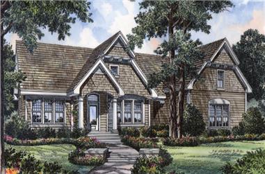3-Bedroom, 1997 Sq Ft Country Home Plan - 190-1016 - Main Exterior
