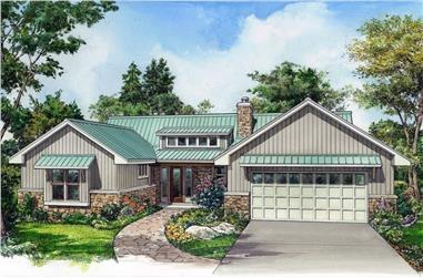 3-Bedroom, 2167 Sq Ft Ranch House - Plan #192-1063 - Front Exterior