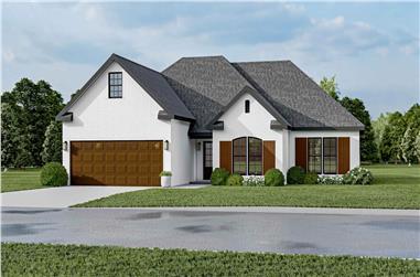 3-Bedroom, 1640 Sq Ft Southern House - Plan #193-1033 - Front Exterior