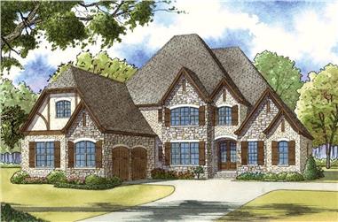 4-Bedroom, 3204 Sq Ft Country Home - Plan #193-1036 - Main Exterior