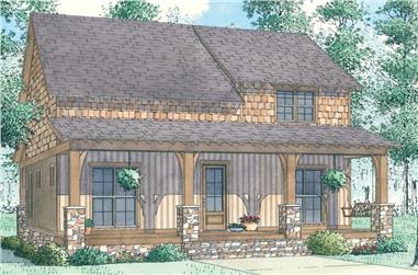 3-Bedroom, 1764 Sq Ft Country House - Plan #193-1081 - Front Exterior