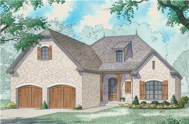 3-Bedroom, 1786 Sq Ft Rustic House - Plan #193-1084 - Front Exterior