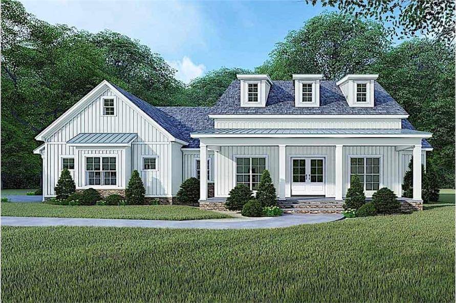 Front View of this 4-Bedroom,2220 Sq Ft Plan -2220