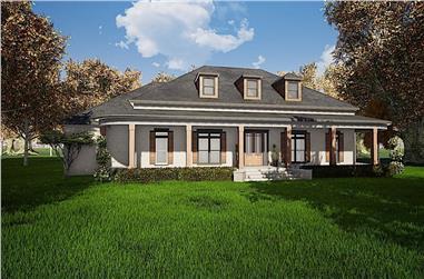 3-Bedroom, 4139 Sq Ft Southern House - Plan #193-1124 - Front Exterior