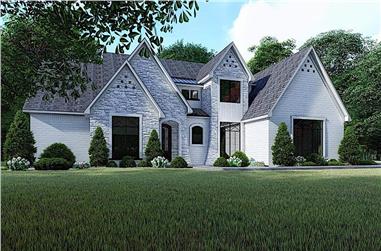 3-Bedroom, 2641 Sq Ft French Home - Plan #193-1131 - Main Exterior