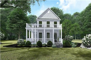 3-Bedroom, 1872 Sq Ft Farmhouse House - Plan #193-1136 - Front Exterior