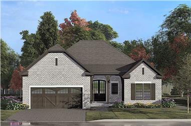 4-Bedroom, 1783 Sq Ft Acadian House - Plan #193-1138 - Front Exterior