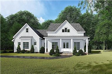 3-Bedroom, 2031 Sq Ft Ranch House - Plan #193-1143 - Front Exterior