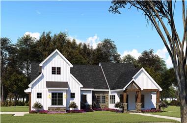 3-Bedroom, 2073 Sq Ft Ranch House - Plan #193-1144 - Front Exterior