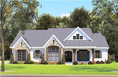3-Bedroom, 2112 Sq Ft Ranch House - Plan #193-1149 - Front Exterior