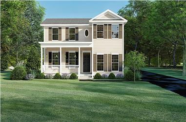 3-Bedroom, 1680 Sq Ft 1 1/2 Story Home - Plan #193-1155 - Main Exterior