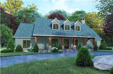 3-Bedroom, 2050 Sq Ft Ranch House - Plan #193-1161 - Front Exterior