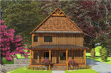 5-Bedroom, 3903 Sq Ft Country Home Plan - 193-1166 - Main Exterior