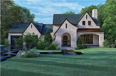4-Bedroom, 2577 Sq Ft French House - Plan #193-1173 - Front Exterior