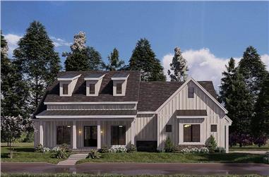 4-Bedroom, 2343 Sq Ft Contemporary Home - Plan #193-1177 - Main Exterior